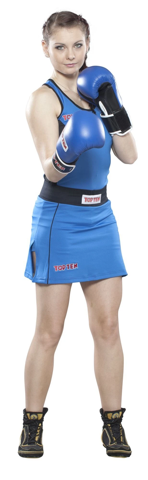 TOP TEN Boxing Skirt - Blue 3 TOP TEN Boxing Skirt - Blue