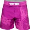 Top Ten MMA Shorts Power Ink - Pink -Boxing Shop top ten mma short power ink pink 18152 b front 1