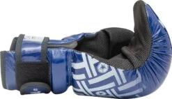 Top Ten Open Gloves "Glossy Block Prism"- Blue 10 Top Ten Open Gloves "Glossy Block Prism"- Blue -Boxing Shop top ten pointfighter prism blue 21658 detail side 2 1