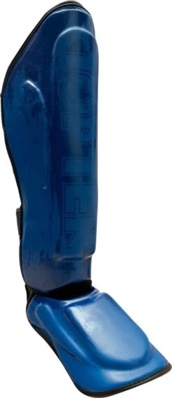 Top Ten Shin- And Instep Guard “Power Ink” - Blue -Boxing Shop top ten shin guard power ink blue 32194 left 1
