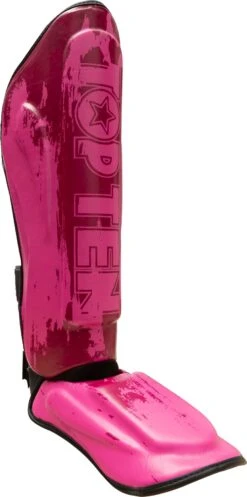 Top Ten Shin- And Instep Guard “Power Ink” - Pink 8 Top Ten Shin- And Instep Guard “Power Ink” - Pink -Boxing Shop top ten shin guard power ink pink 32194 left 1
