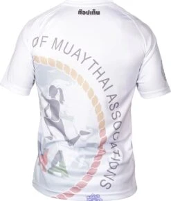 Top Ten IFMA Training T-Shirt Royal Muay - White -Boxing Shop top ten t shirt ifma patcharee white 99353 back